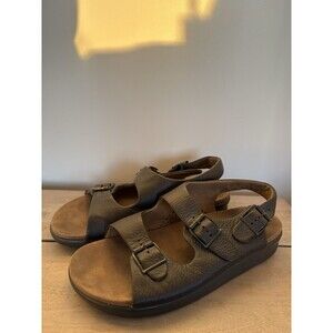 SAS Bravo Sandal Brown Leather Mens 11 Comfort Shoe